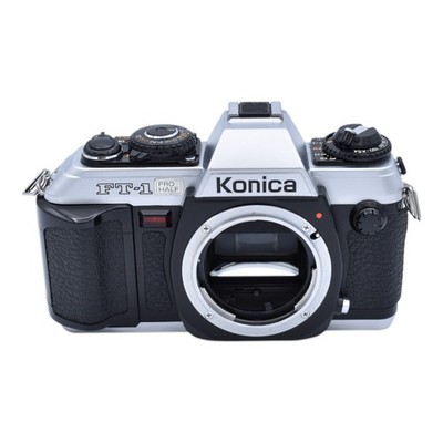 Konica FT-1 Motor Pro Half 35mm Camera Body, Chrome, With AAA