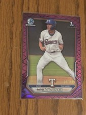 Bowman Chrome MLB 1st Edition Serial #007/199 Seong-Jun Kim Texas Rangers