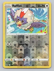 Rufflet 148/195 Silver Tempest Reverse Holo Common