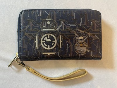 Droid Depot Wallet Blue Star Wars Galaxy Edge Wallet Wristlet Clutch Phone Case