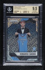2016-17 Panini Prizm Mojo Prizm 2/25 Domantas Sabonis #255 BGS 9.5 GEM MINT fi6