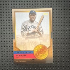 Topps 2012 Golden Greats Babe Ruth GG-74 New York Yankees Baseball Card