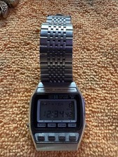 Seiko A447-600B Digital Alarm Chronograph Watch   Original Bracelet   Rare 1980