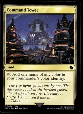 1x Command Tower (0486) - Commander: FINAL FANTASY - NM - MTG