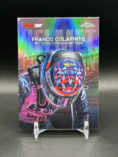 [NM] 2025 Topps Chrome Formula 1 Franco Colapinto Helmet Collection HC-9
