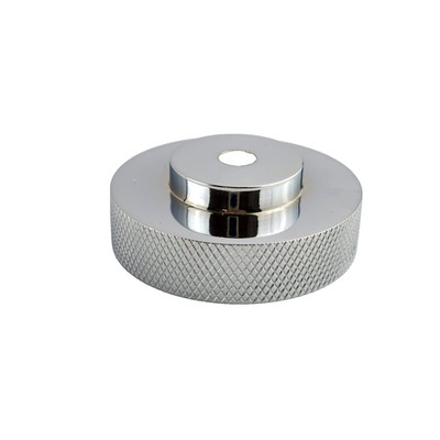 Ribbed Criss Cross Radiator Cap Base   Solid Brass Plinth for Car Mascot