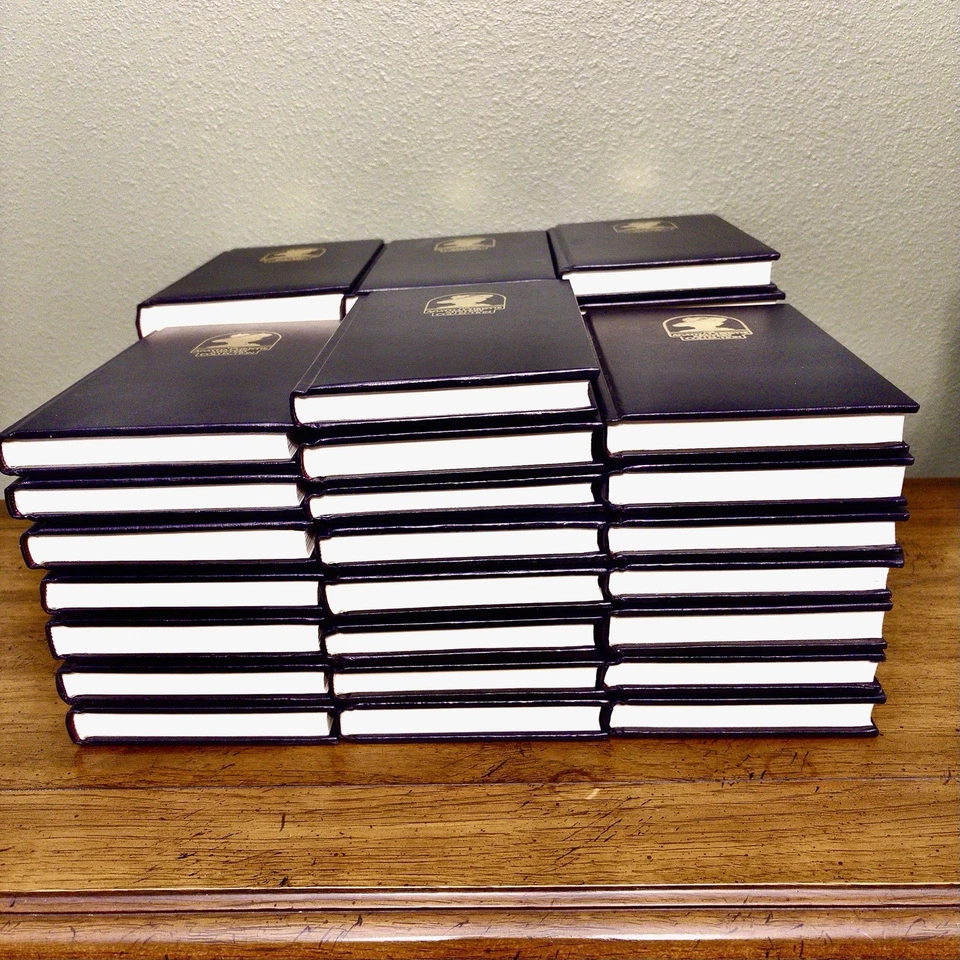 Vintage Agatha Christie Bantam Leatherette Gold Cover Mysteries  Multiple Titles - Image 4 of 4