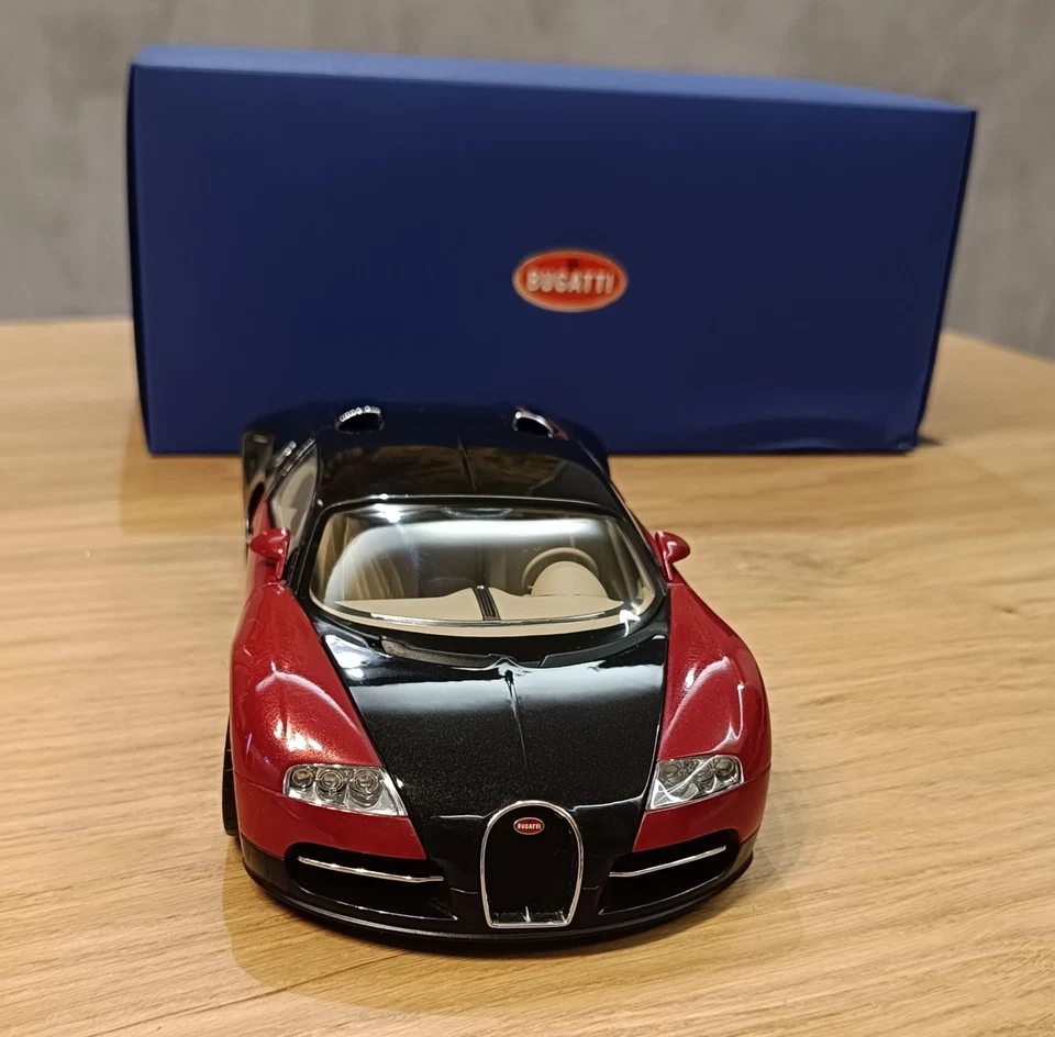 AUTOart - BUGATTI EB 16.4 VEYRON - 1:18 - Black/Red - Limited. Nr.4387 - DEFECT - Immagine 4 di 4