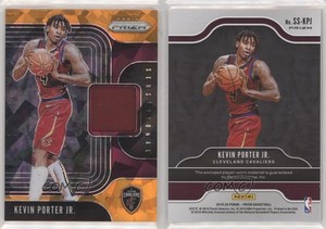 2019-20 Prizm Sensational Swatches Jersey Orange Ice Kevin Porter Jr Rookie RC