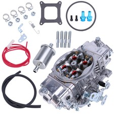 750 Cfm Billet Aluminum 4 Barrel Double Pumper Race Carburetor Br-67200 Gasoline