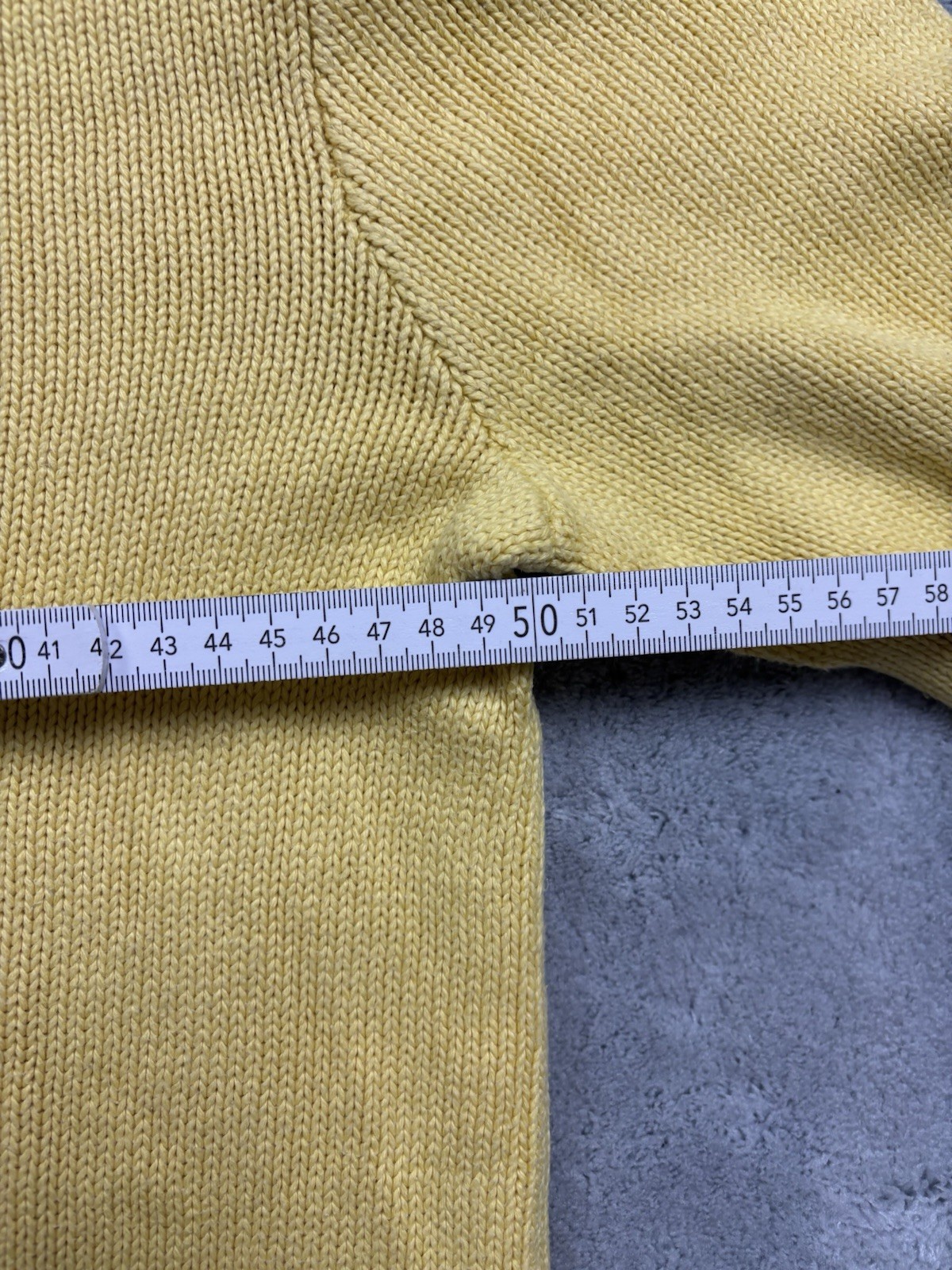 Vintage Ralph Lauren Heavy Knit Crewneck Sweater | S | Yellow | image 8