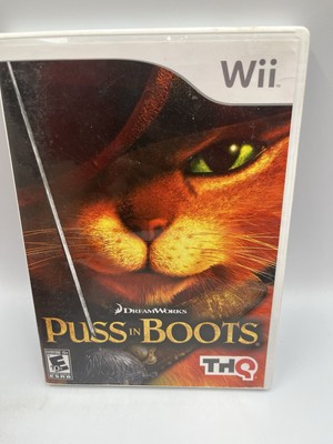 DreamWorks Puss in Boots - Nintendo Wii 2011 - Clean & Tested Working