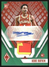 2023-24 Panini Phoenix Rookie Jersey Autograph Green Kobe Bufkin RC Auto /5