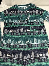 Joyspun Womens Velour Ultra Soft Piece PJ set, size L Top, Pants, Eye-cover New