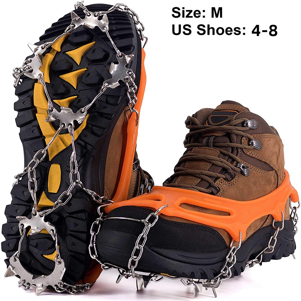 Winter Anti-Slip Crampons Snow Ice Cleats For Men Women Boot Shoes