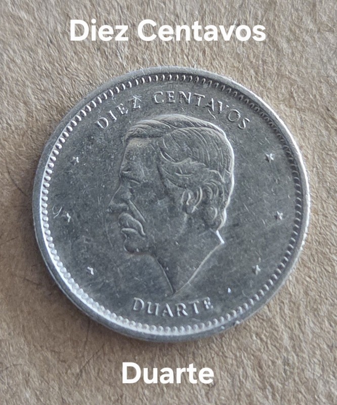 Dominican Republic 1987  10 Centavos  KM60