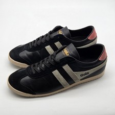 Gola Bullet Pure Womens Fashion Sneakers in Black Pink - 10 US Excellent