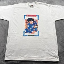 Vintage 90s Ranma  Anime Comic Promo T-Shirt Mens XL White Cotton Single Stitch
