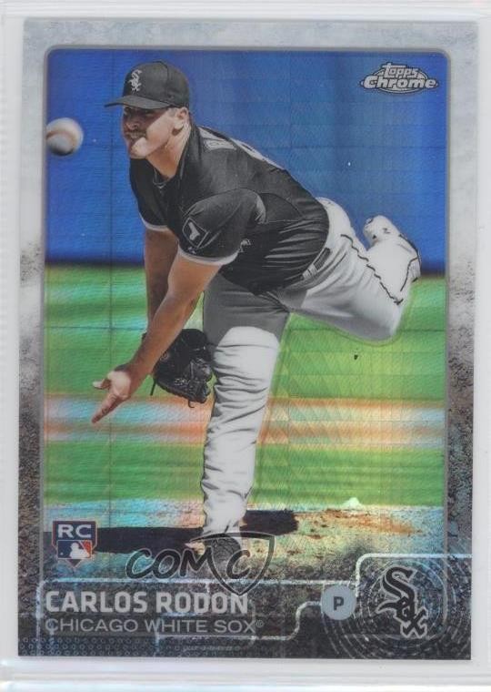 2015 Topps Chrome Prism Refractor Carlos Rodon #90 0c2
