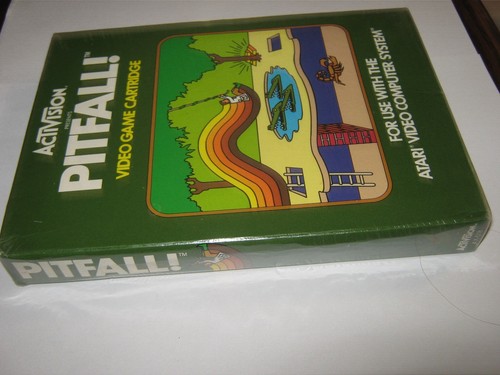 Pitfall (Atari 2600, 1982)New Sealed Rare 1st Print Dark Green Box Atari Classic - Picture 7 of 7