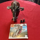 LEGO Star Wars Boba Fett's Starship 75312 593pc Complete w/ Minifigs, Instructi…