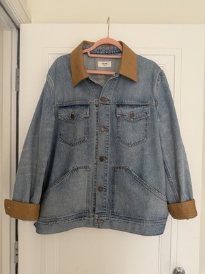 Celine Denim leather Jacket Women s 2025