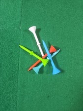 Step Up Martini 3 1/4" Mixed Color Golf Tees / 5 Tees Per Package