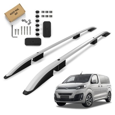 Dachreling für Citroen Spacetourer (V) H1 KURZ (XS | Compact) 2016- Silber Matt