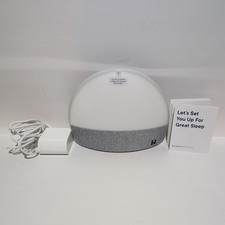 Hatch Restore White Noise Machine Sunrise Alarm Clock, White/Gray