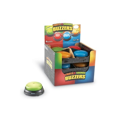 Learning Resources Lights and Sounds Buzzers 12/Set LER3779