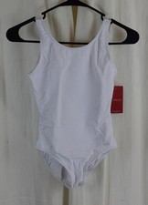 Capezio Girls Tank Leotard White Size Large