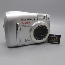 Olympus Digital Camera Camedia D-535 Zoom 3.2MP Silver Tested With xD Card