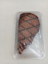 Artificial/Plastic Grilled Beef Steak - 7"x 3.5"x 1"