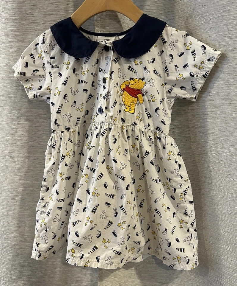 Vestido Náutico Disney Store Pooh By The Sea Talla 3T Foto 2 de 4