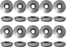50PCS 10 X 1/2'' Stainless Steel Neoprene Sealing Washers