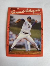 1990 DONNRUSS BASEBALL CARD #625 FERNANDO VALENZUELA Excellent Cd