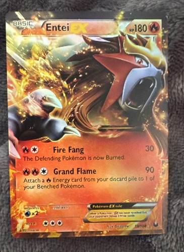 Entei EX 13/108 Dark Explorers Holo