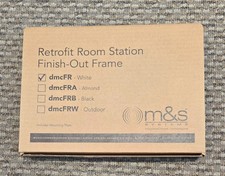 M S Retrofit Room Station Finish Out Frame dmcFR white NEW