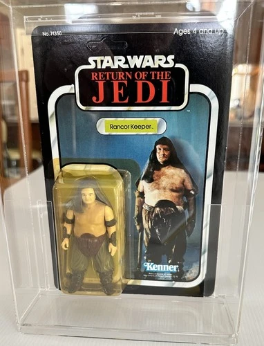 Vintage Kenner 1983 Star Wars ROTJ Jedi Rancor Keeper MOC AFA Style Case Sealed