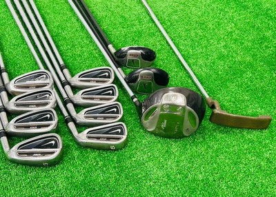 Nike CCi Fullset 1W-U2-U4 5-9+PW+GW+SW+Putter RH Stiff Flex 12pics EL7671