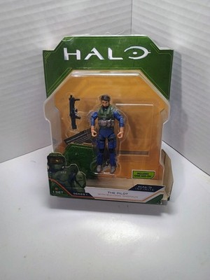 Halo Infinite Series 1 The Pilot With Bulldog Shotgun Action Figure New Worn Box