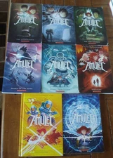 Amulet Books lot of 8 Kazu Kibuishi Graphic Novels illustrated