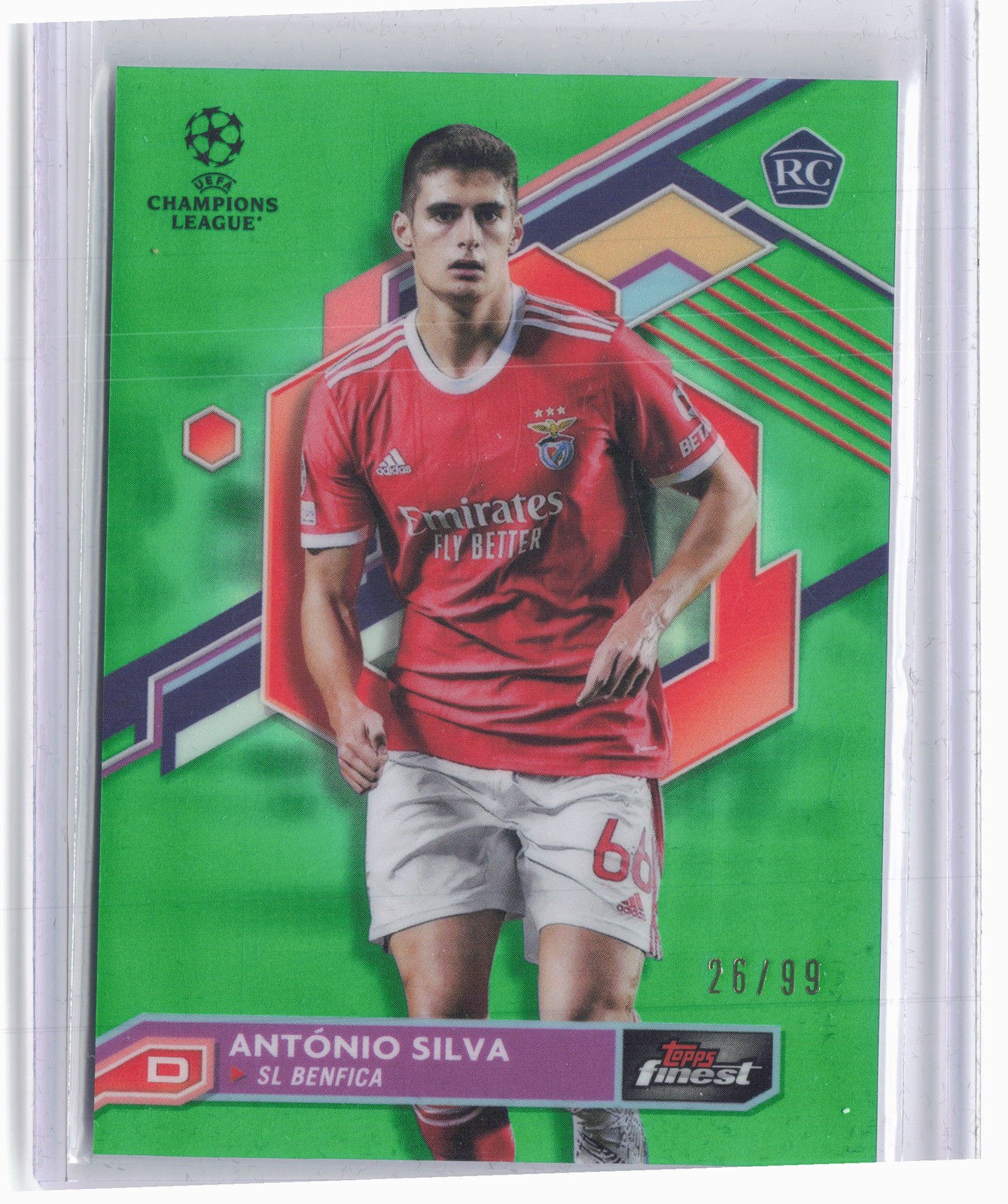 2022-23 Finest UEFA Club Competitions #148 António Silva Green Refractor #/99