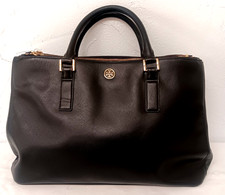 Tory Burch Robinson Double Zip Bag Black ECU