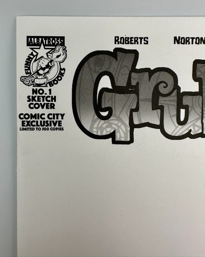 *Signed* Albatross - Grumble #1 Blank Sketch Variant 1/500 (2018) LN/B&B/CS - Picture 8 of 11