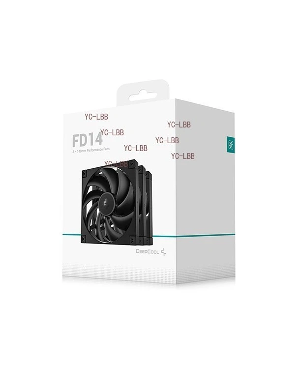 DeepCool FD14 3 IN 1 Black Performance 140mm Case Fan - Image 2 of 4