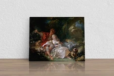 Francois Boucher "Shepherd and Shepherdess" Canvas Print Wall Art Home Decor