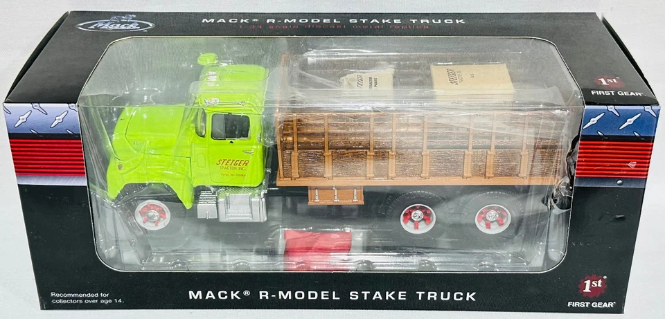 Steiger Tractor Inc Mack Model R Stake Truck By First Gear 1/34th Scale - Image 2 of 4