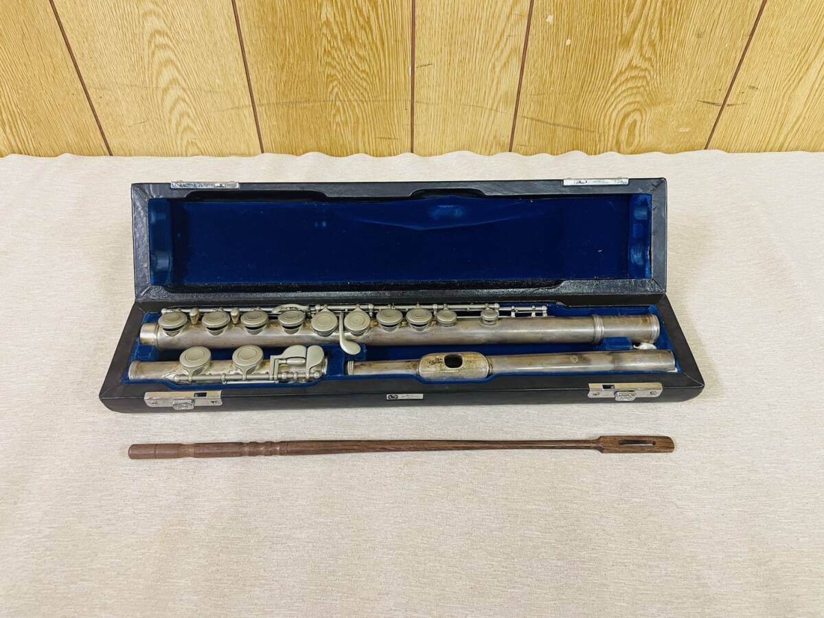 Muramatsuフルート TOKOROZAWA JAPAN ケース付 N551 Muramatsu Flute TOKOROZAWA JAPAN with case N551 Muramatsu flute