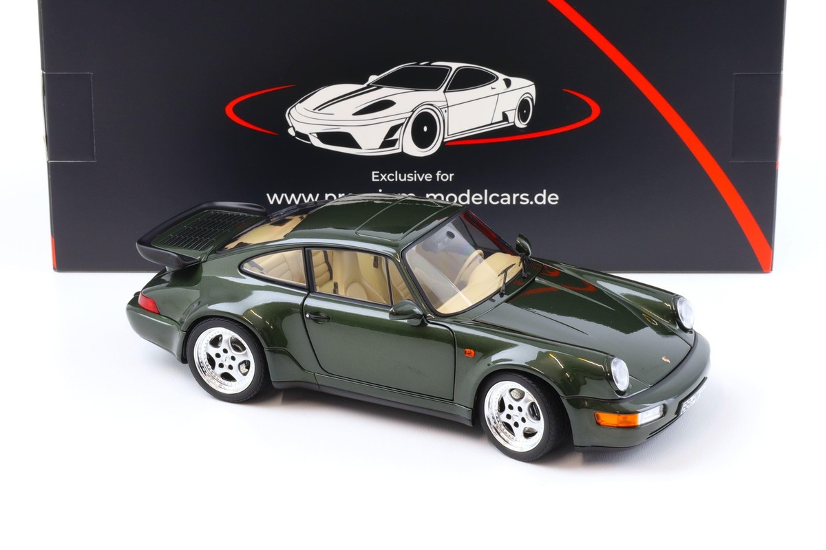 1:18 NOREV Porsche 911 964 Turbo 3.6 Coupe 1993 Oak Green